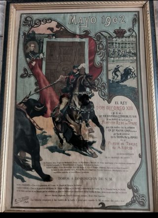 Cartel Taurino Mayo 1902 en Seda