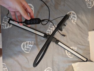 Flexo de escritorio negro