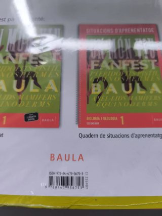 4 Libros 1ESO Baula FanFest Mates y Biologia NUEVO