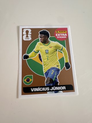 Vinicius Junior Extra Sticker Bronce Panini