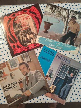 Vinilos canciónes y cantantes de menorca