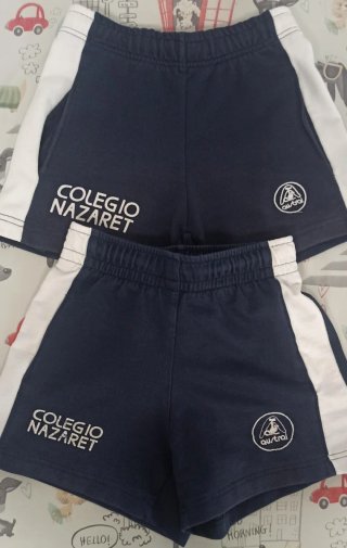 Pantalón corto deporte Colegio Nazaret Cáceres