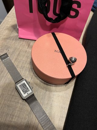 Reloj Tous Digital Malla Plateada
