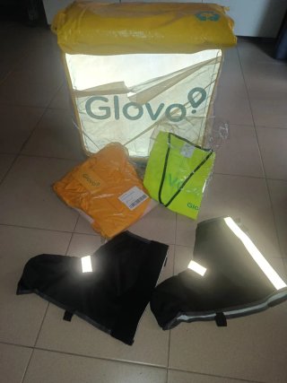 Equipamiento para repartidor deliveri