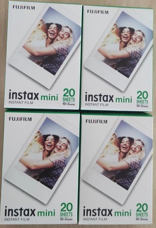 Lote 4 Packs Fujifilm Instax Mini 20