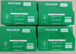 Lote 4 Packs Fujifilm Instax Mini 20