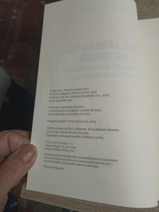 Qué Sabrás Tú... De Toros! 365 Preguntas Que T...