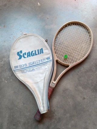 Raqueta Tenis Vintage Scaglia Bug Master III