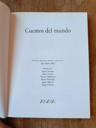 Libro Cuentos del mundo