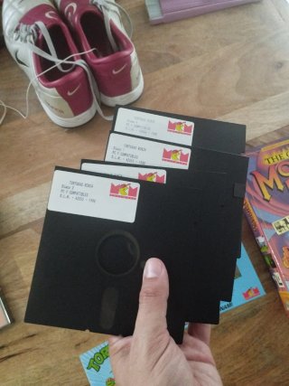 Tortugas Ninja Konami PC Discos 5 1/4