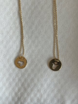 Cadenas de oro 18k infantiles.