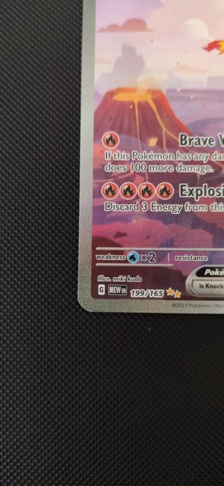 Carta Pokémon Charizard EX 199/165