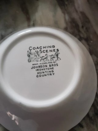 Juego de té Johnson Bros porcelana