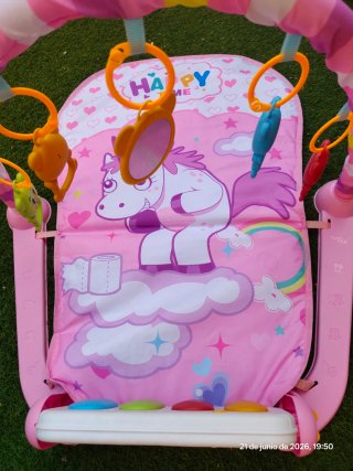Manta Gimnasio Bebé Unicornio Piano