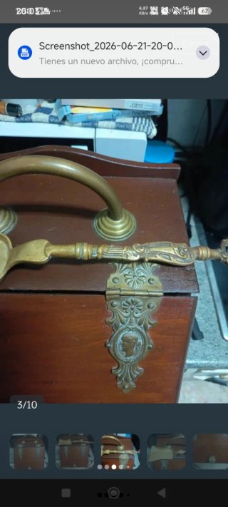 Leñera antigua s xix con pala