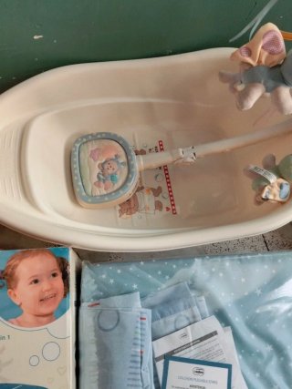 Lote Bebé: Cuna Viaje, Bañera, Orinal