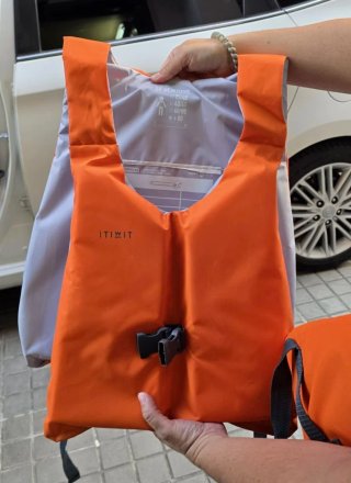 Chaleco salvavidas ITIWIT naranja adulto