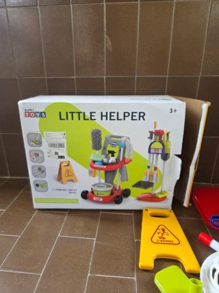 Juego Limpieza Niños Carrito y Accesorios