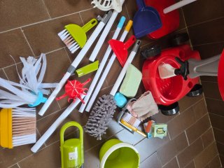 Juego Limpieza Niños Carrito y Accesorios