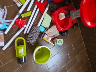 Juego Limpieza Niños Carrito y Accesorios