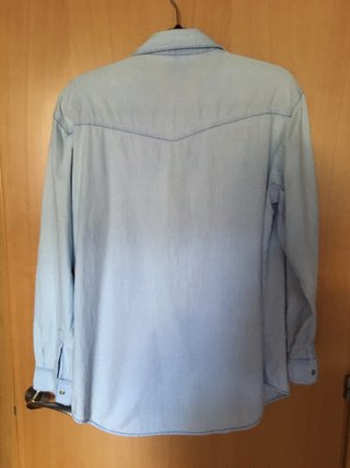 Camisa vaquera Zara M azul claro