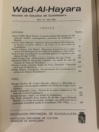 Revista Wad-Al-Hayara (11, 14, 19)