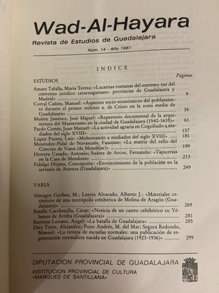 Revista Wad-Al-Hayara (11, 14, 19)
