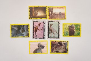 Lote 8 cromos Disney Dinosaurio año 2000