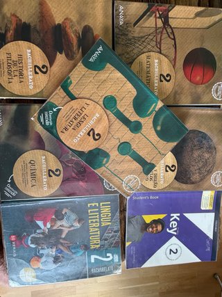 Libros de texto de 2 bchiller la rama de Ciencias