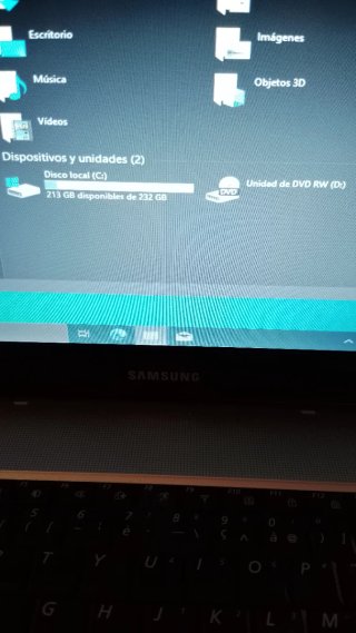 Portátil Samsung/Intel Pentium Dual Core/2Gb/250Gb