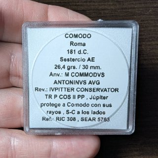 Sestercio Comodo 181 d.C.