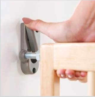 Barrera seguridad madera Lindam Extensible