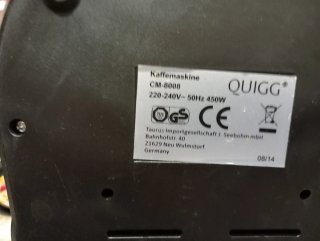 Cafetera Eléctrica Negra