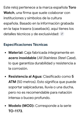 Reloj Analógico Edición Limitada