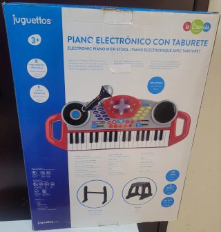 Piano Electrónico con Taburete