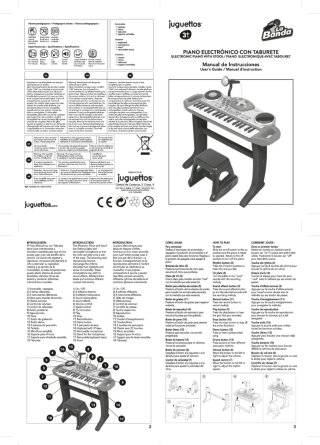 Piano Electrónico con Taburete