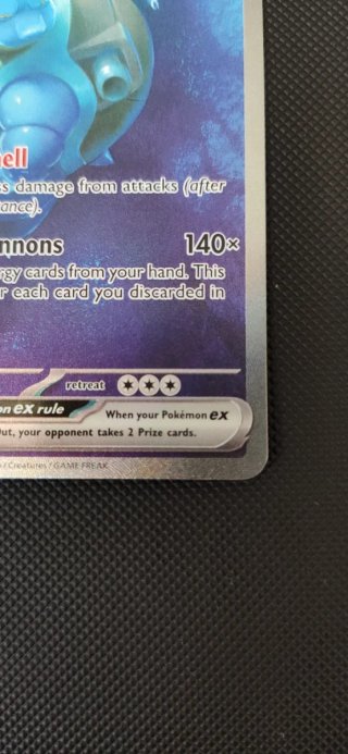 Carta Pokémon Blastoise EX 200