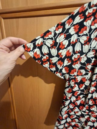 Top manga corta estampado floral