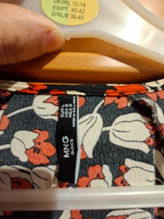 Top manga corta estampado floral