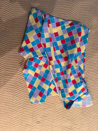 Falda pádel cuadros multicolor