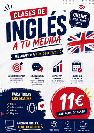 Clases de ingles para todas las edades!