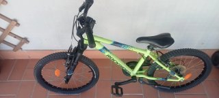 Bicicleta Rockrider ST 520 Verde de 20"