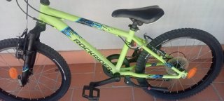 Bicicleta Rockrider ST 520 Verde de 20"