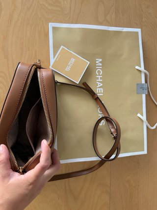 Bolso Michael Kors Marrón y Dorado