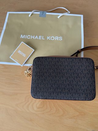 Bolso Michael Kors Marrón y Dorado