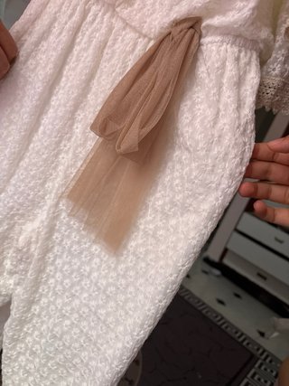 Mono nuevo blanco para comuniones o graduaciones