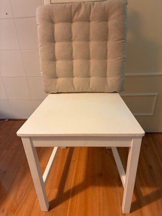PINNTORP 4 Sillas IKEA Madera Blanca - 48€ las 4