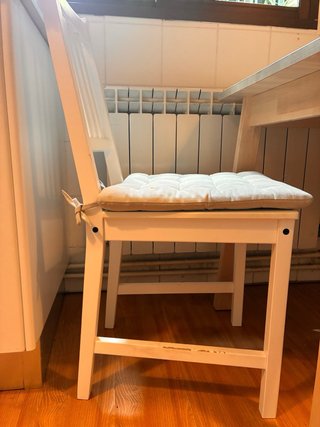 PINNTORP 4 Sillas IKEA Madera Blanca - 48€ las 4