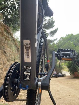 Bicicleta Rockrider MTB Gris