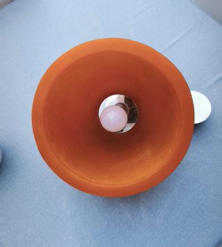 Lámpara colgante naranja Modiss